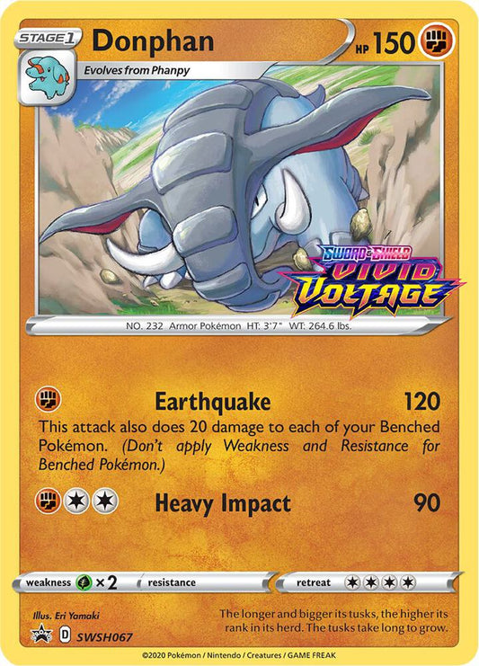 Pokemon Donphan SWSH067 SWSH Black Star Promos