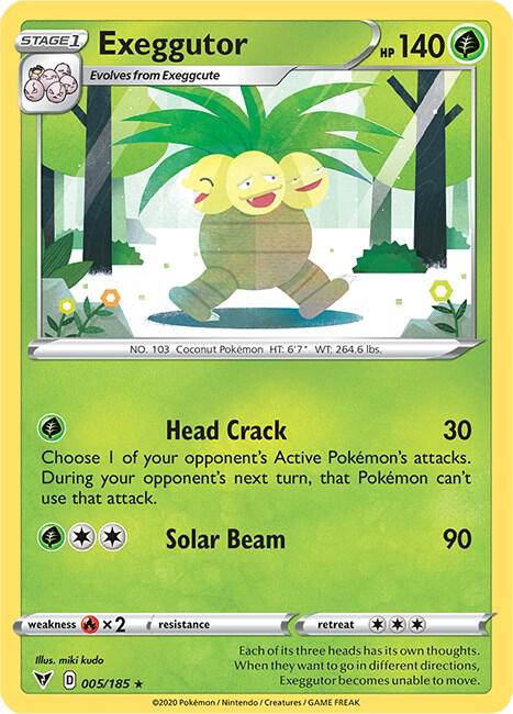 Pokemon Exeggutor 5/185 Vivid Voltage