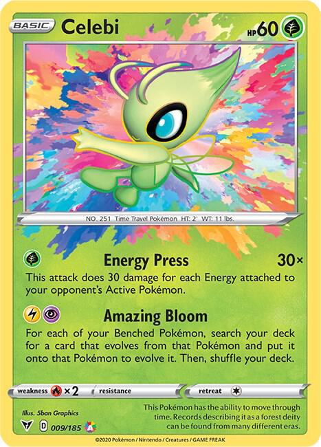 Pokemon Celebi 9/185 Vivid Voltage