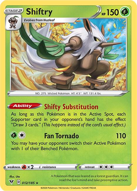 Pokemon Shiftry 12/185 Vivid Voltage