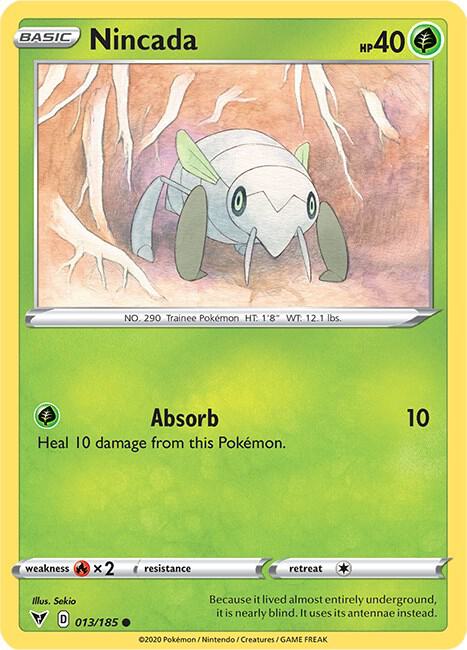 Pokemon Nincada 13/185 Vivid Voltage