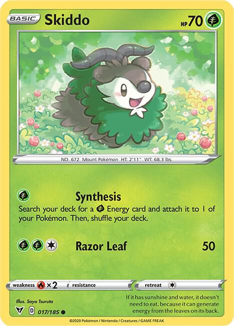 Pokemon Skiddo 17/185 Vivid Voltage
