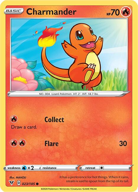 Pokemon Charmander 23/185 Vivid Voltage