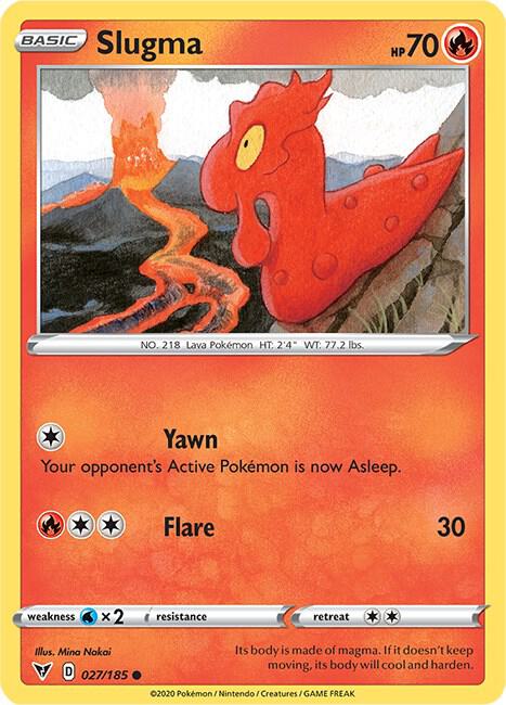 Pokemon Slugma 27/185 Vivid Voltage
