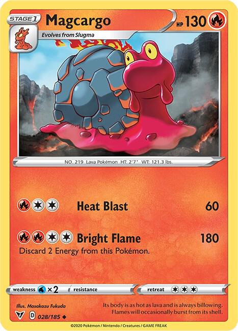 Pokemon Magcargo 28/185 Vivid Voltage