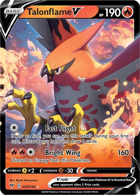 Pokemon Talonflame V 29/185 Vivid Voltage