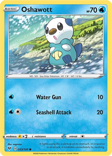 Pokemon Oshawott 33/185 Vivid Voltage