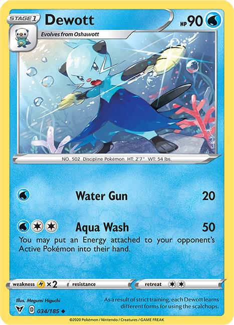 Pokemon Dewott 34/185 Vivid Voltage
