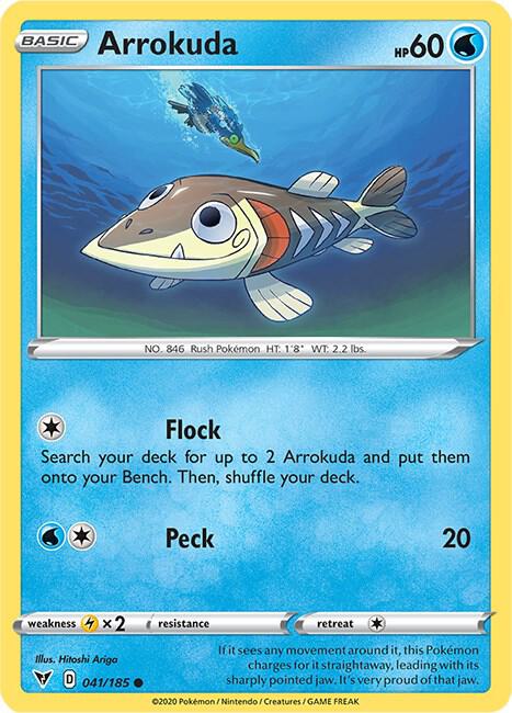 Pokemon Arrokuda 41/185 Vivid Voltage