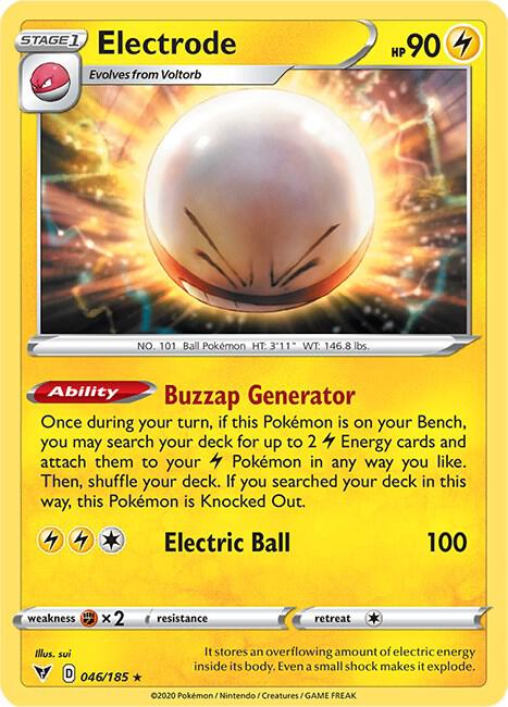 Pokemon Electrode 46/185 Vivid Voltage