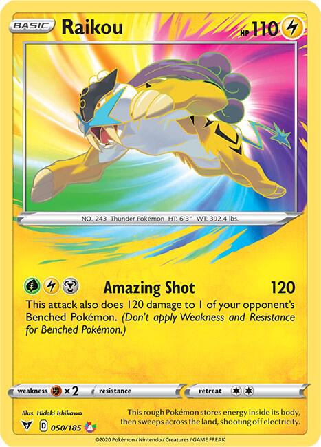 Pokemon Raikou 50/185 Vivid Voltage