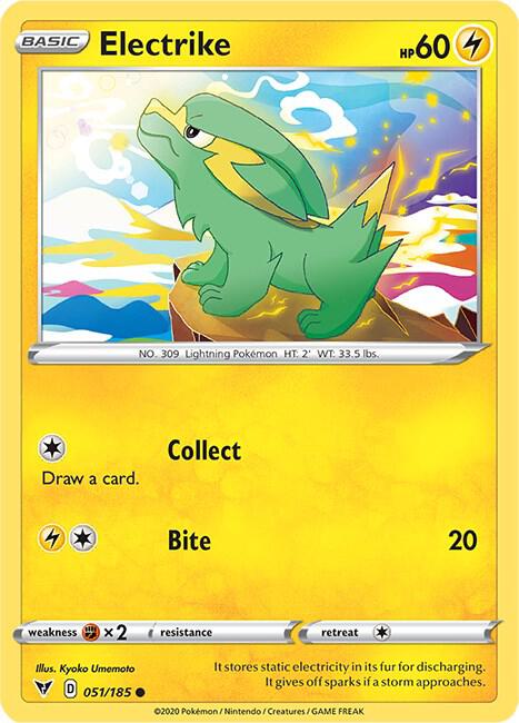 Pokemon Electrike 51/185 Vivid Voltage