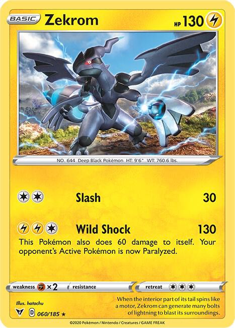 Pokemon Zekrom 60/185 Vivid Voltage