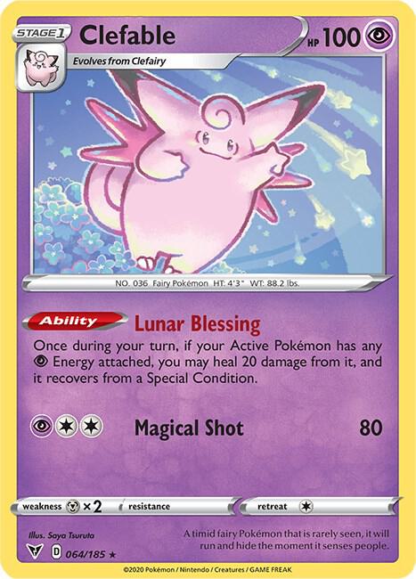 Pokemon Clefable 64/185 Vivid Voltage
