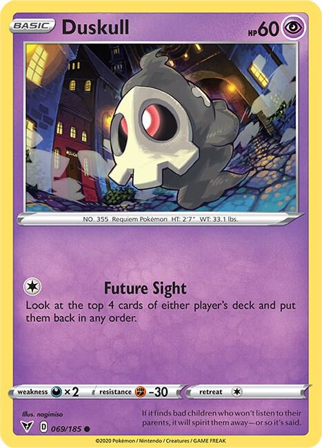 Pokemon Duskull 69/185 Vivid Voltage
