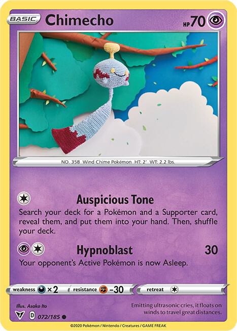 Pokemon Chimecho 72/185 Vivid Voltage