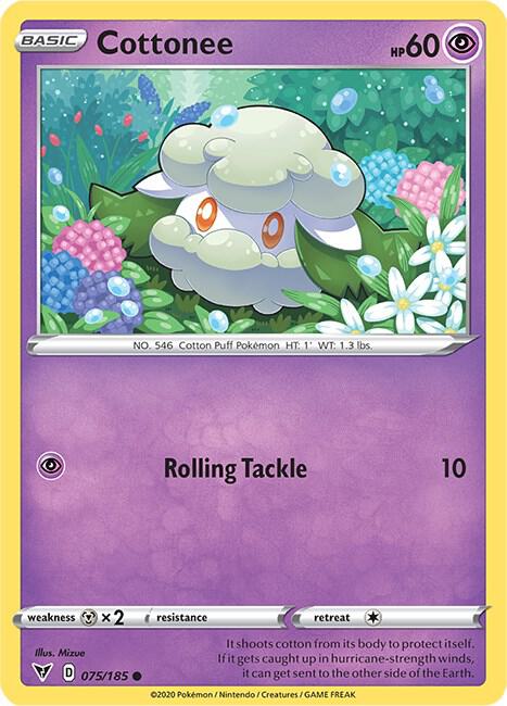 Pokemon Cottonee 75/185 Vivid Voltage