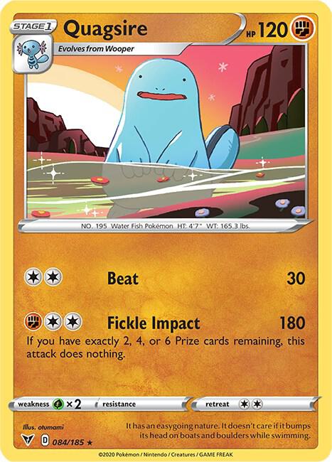Pokemon Quagsire 84/185 Vivid Voltage