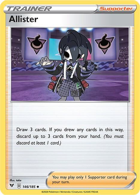 Pokemon Allister 146/185 Vivid Voltage