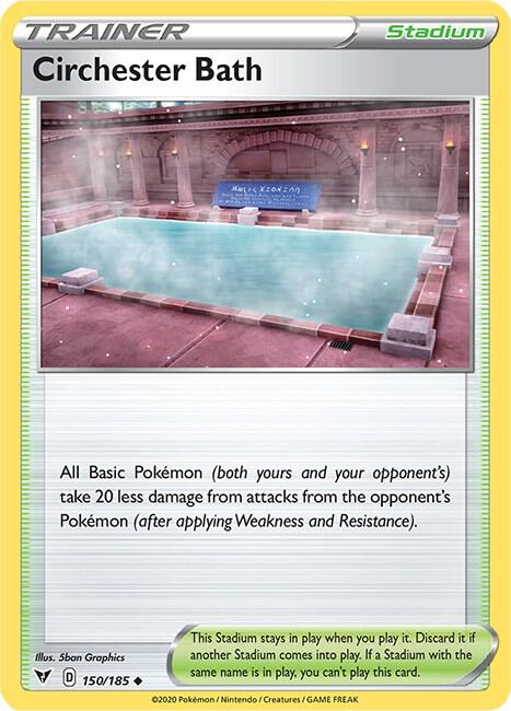 Pokemon Circhester Bath 150/185 Vivid Voltage