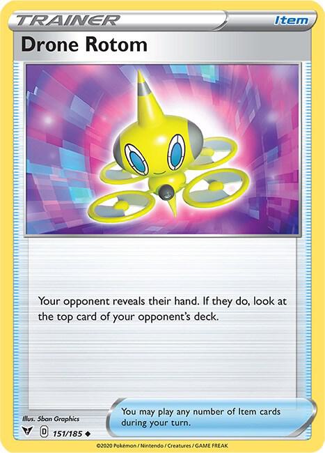 Pokemon Drone Rotom 151/185 Vivid Voltage