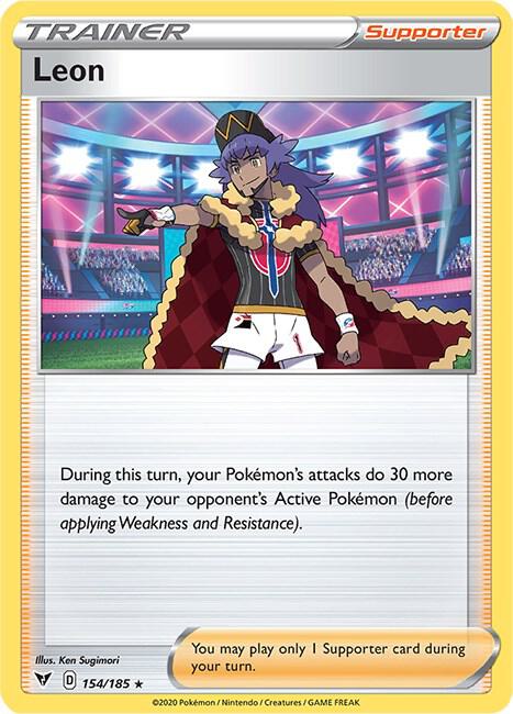 Pokemon Leon 154/185 Vivid Voltage
