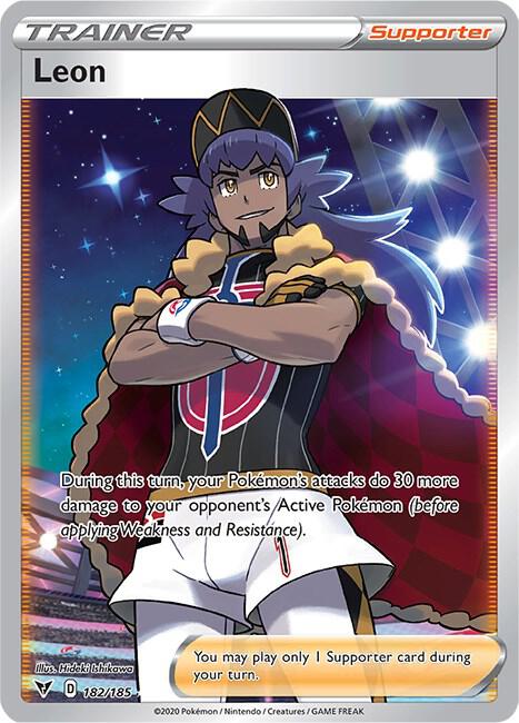 Pokemon Leon 182/185 Vivid Voltage