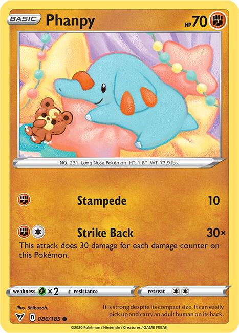 Pokemon Phanpy 86/185 Vivid Voltage