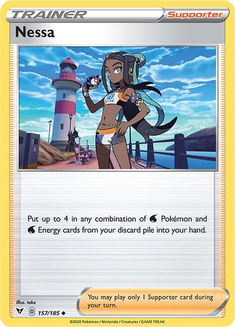 Pokemon Nessa 157/185 Vivid Voltage