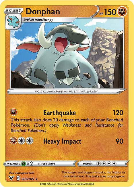 Pokemon Donphan 87/185 Vivid Voltage