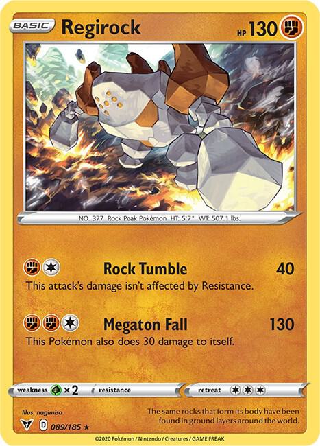 Pokemon Regirock 89/185 Vivid Voltage