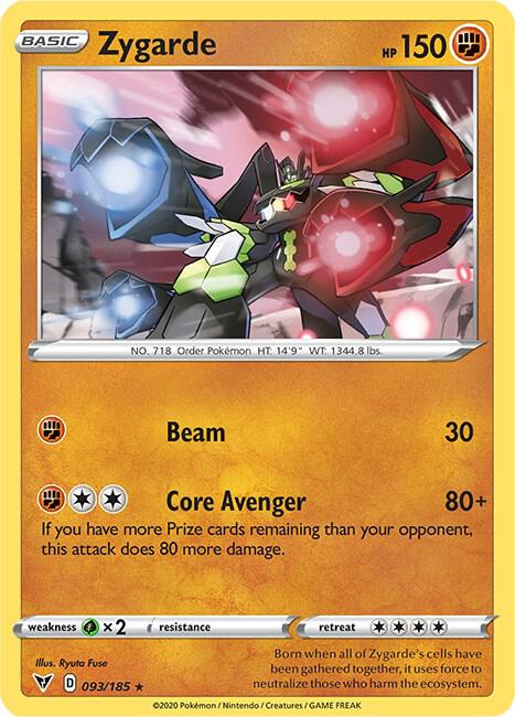 Pokemon Zygarde 93/185 Vivid Voltage