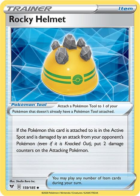 Pokemon Rocky Helmet 159/185 Vivid Voltage