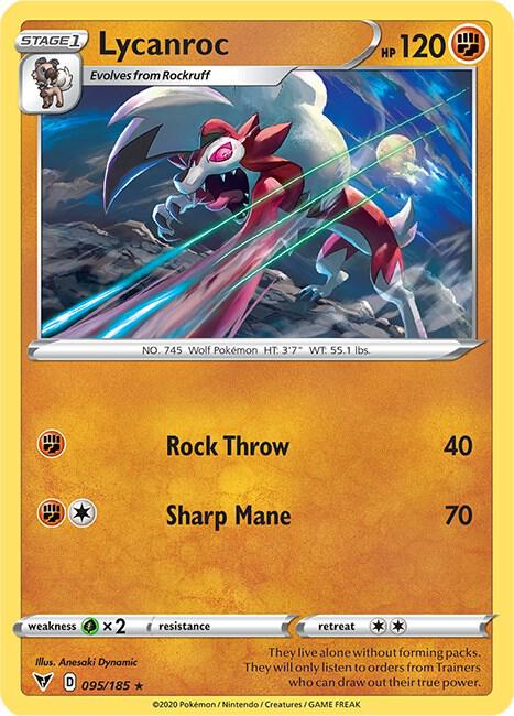 Pokemon Lycanroc 95/185 Vivid Voltage