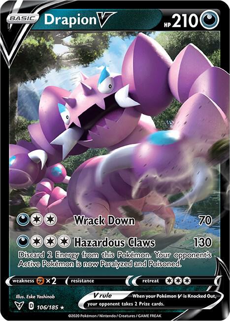 Pokemon Drapion V 106/185 Vivid Voltage