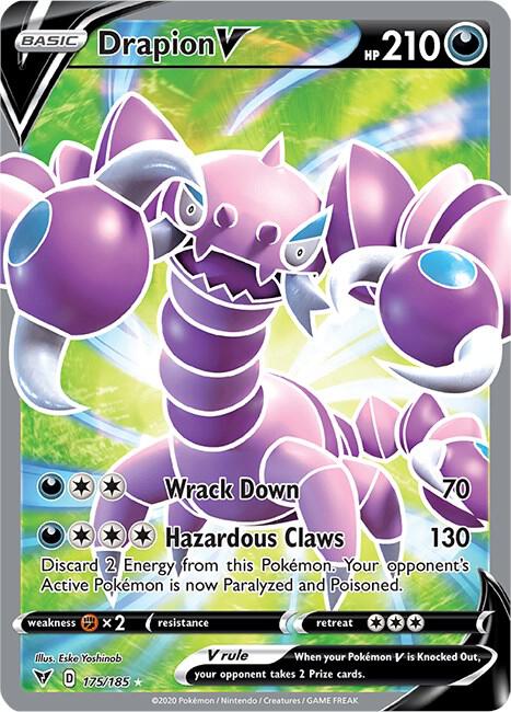 Pokemon Drapion V 175/185 Vivid Voltage