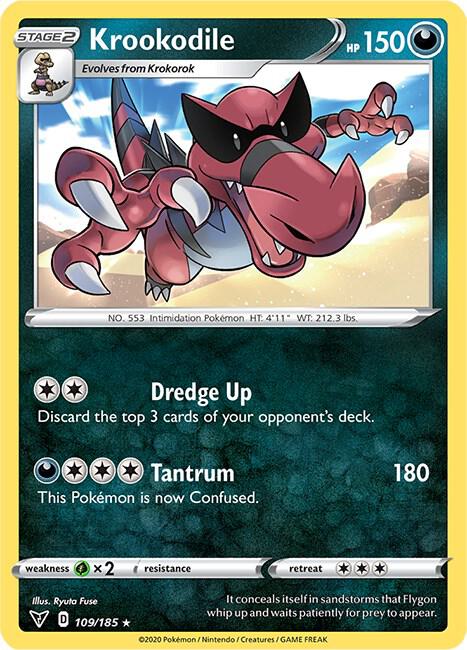 Pokemon Krookodile 109/185 Vivid Voltage