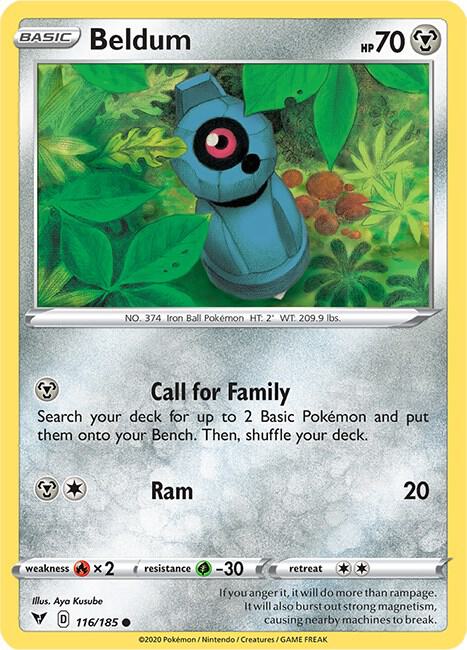 Pokemon Beldum 116/185 Vivid Voltage
