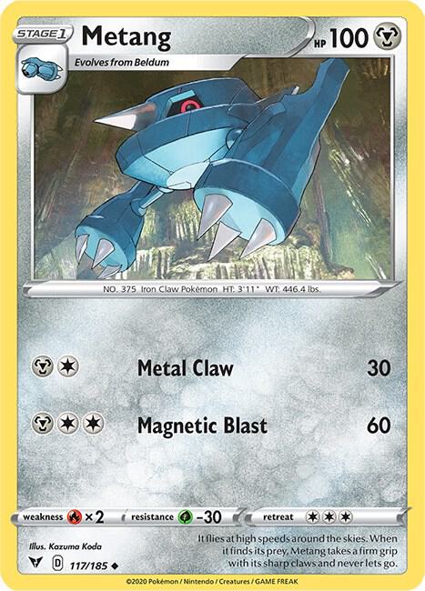 Pokemon Metang 117/185 Vivid Voltage