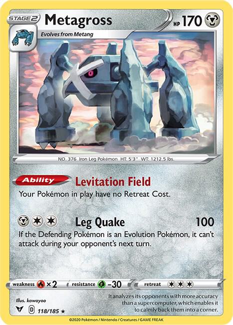 Pokemon Metagross 118/185 Vivid Voltage