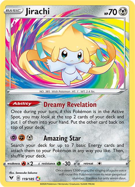 Pokemon Jirachi 119/185 Vivid Voltage