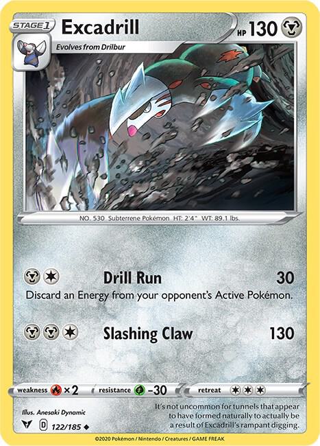 Pokemon Excadrill 122/185 Vivid Voltage