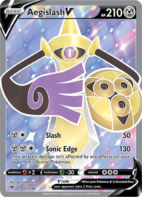 Pokemon Aegislash V 177/185 Vivid Voltage
