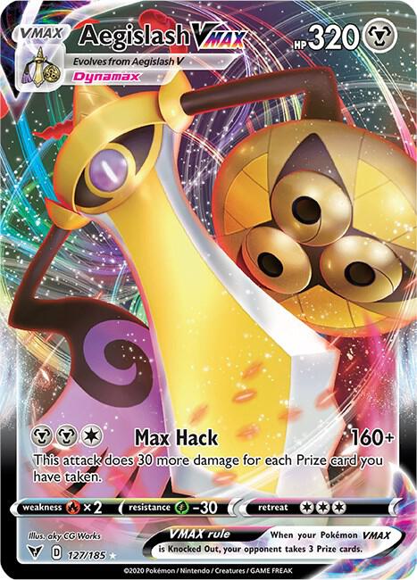 Pokemon Aegislash VMAX 127/185 Vivid Voltage