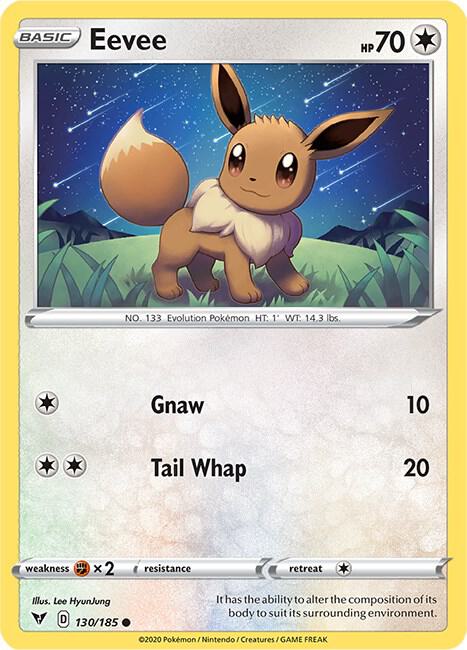 Pokemon Eevee 130/185 Vivid Voltage