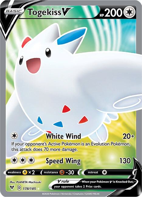 Pokemon Togekiss V 178/185 Vivid Voltage