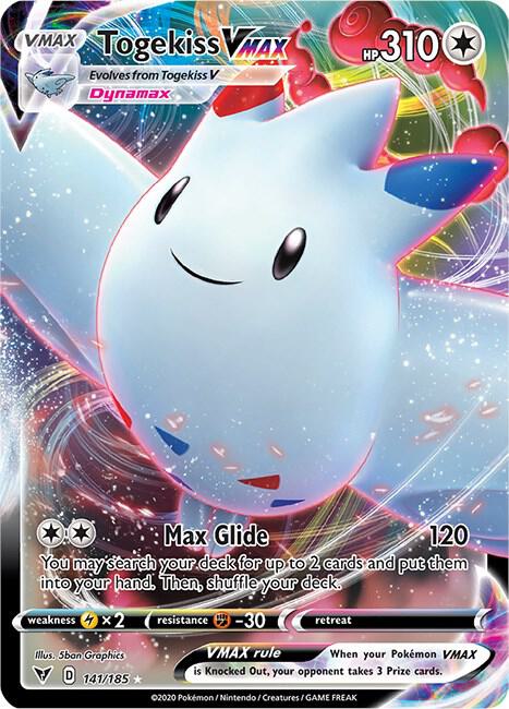 Pokemon Togekiss VMAX 141/185 Vivid Voltage