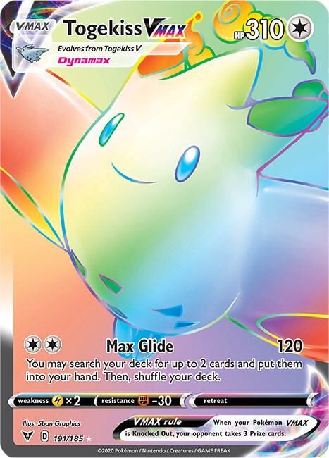 Pokemon Togekiss VMAX 191/185 Vivid Voltage