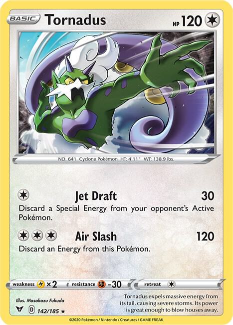 Pokemon Tornadus 142/185 Vivid Voltage