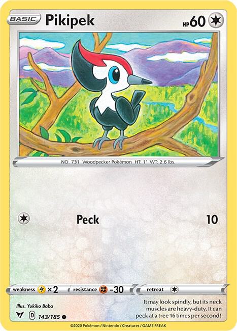 Pokemon Pikipek 143/185 Vivid Voltage